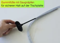 Hygiene-Schutzaufsteller Basic L, einfache Trennwand