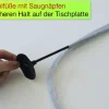 Hygiene-Schutzaufsteller Basic U- und Z-Form, 3-fache Trennwand