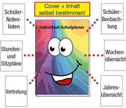 Individual-Schulplaner A5, 140 Seiten