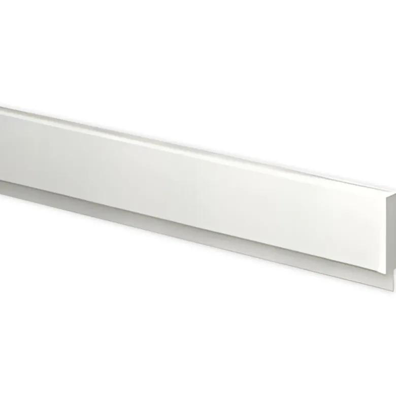 Info-Leiste mit Befestigungs-Material, 100 cm, weiß