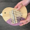 Kalimba "Vogel", Daumenklavier mit 8 Tönen