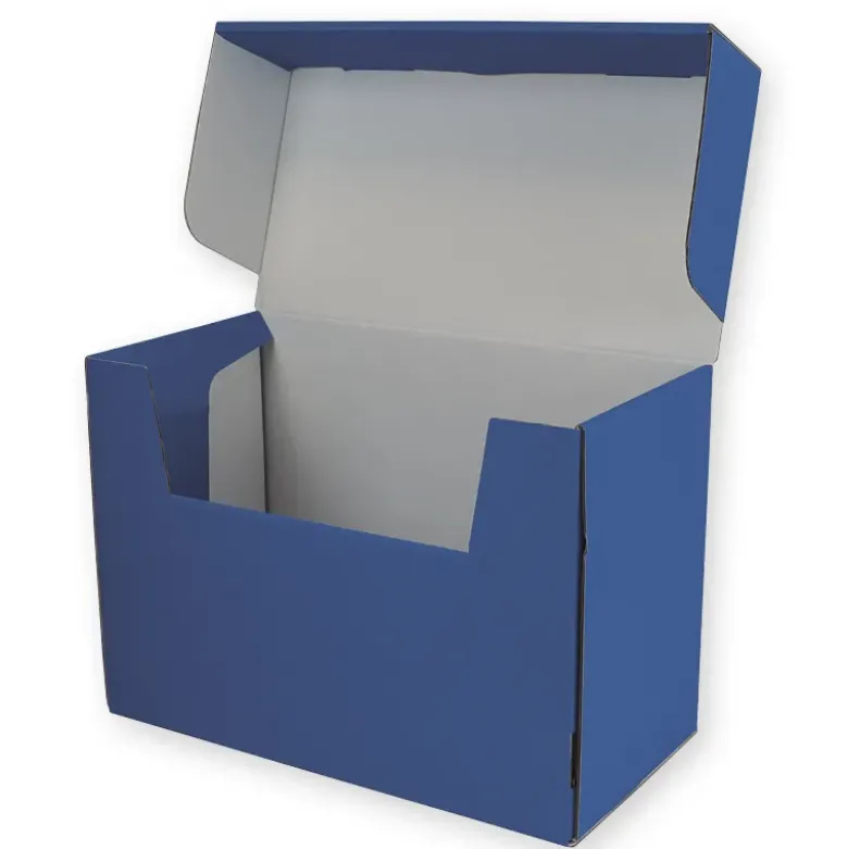 Karteikasten A5 aus Pappe, mit Klappdeckel, farbig