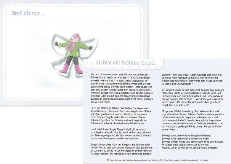 Karten-Set "30 Fantasiereisen für Frühling, Sommer, Herbst und Winter"