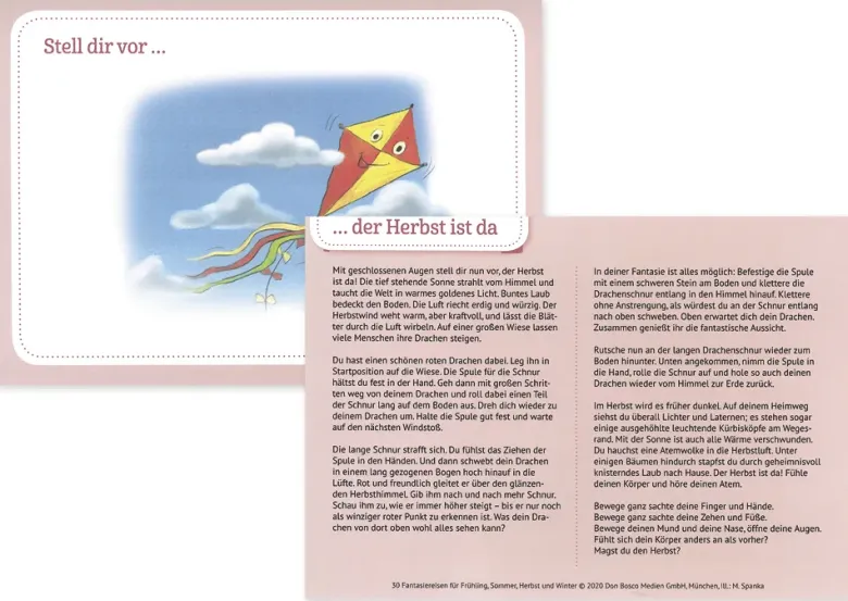 Karten-Set "30 Fantasiereisen für Frühling, Sommer, Herbst und Winter"