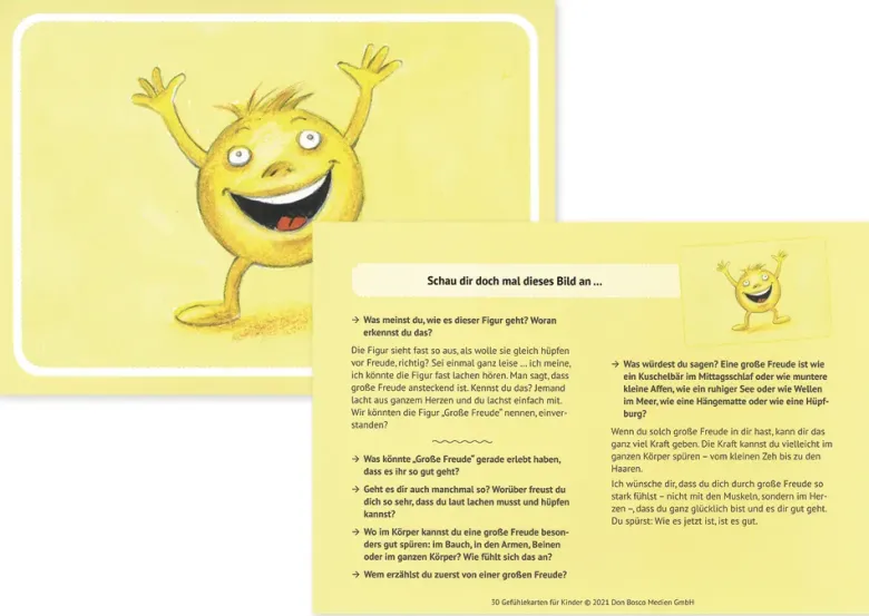 Karten-Set "30 Gefühlekarten für Kinder"