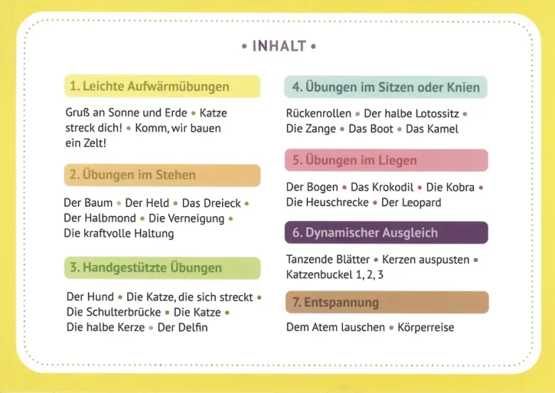 Karten-Set "30 Kinderyoga-Bildkarten"