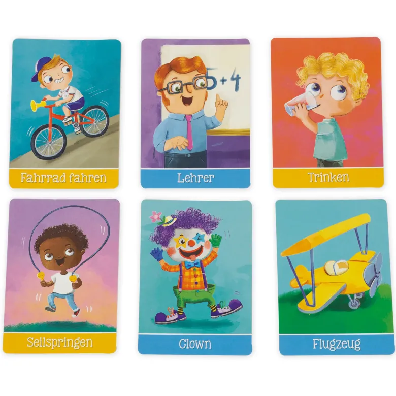 Karten-Set "Pantomime für Kinder", 40-tlg.