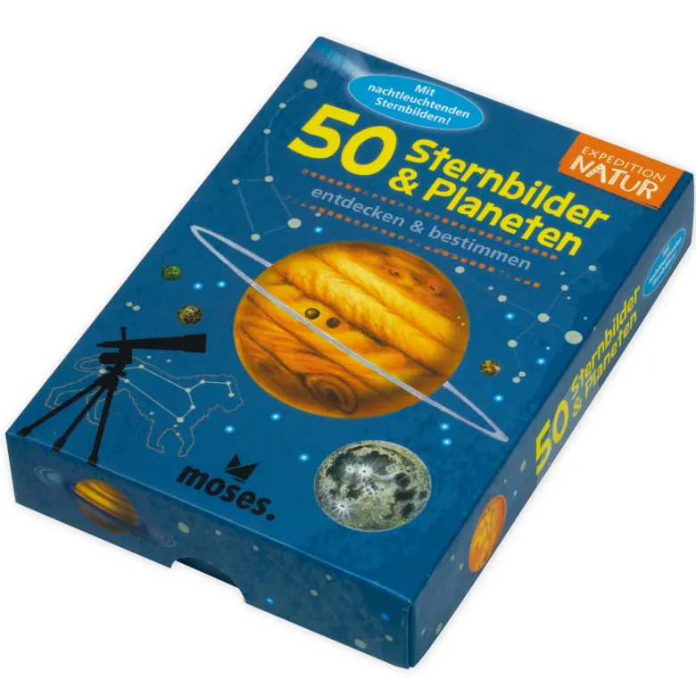 Karten-Set "50 Sternbilder & Planeten - entdecken und bestimmen"