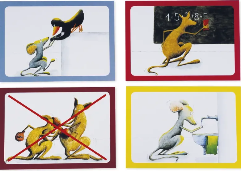 Karten-Set "Verhaltensregeln", 18-tlg.