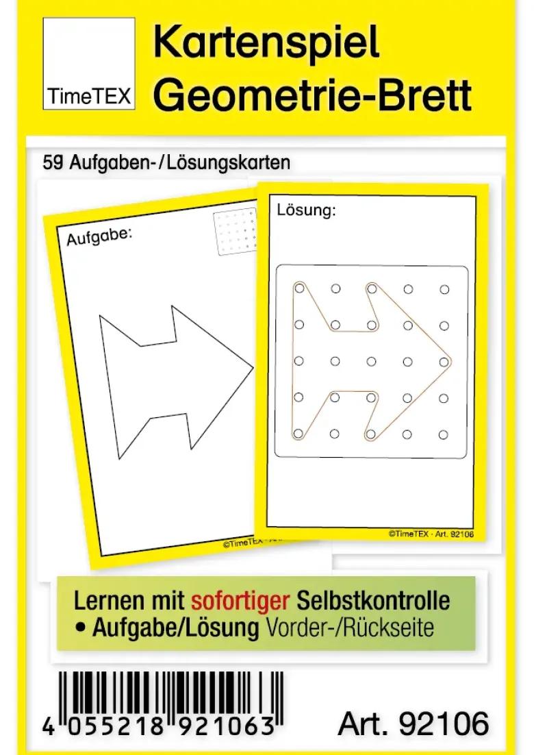 Kartenspiel "Geometrie-Brett", 60-tlg.