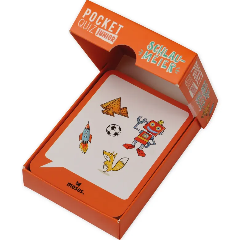 Kartenspiel "Pocket Quiz Junior Schlaumeier"