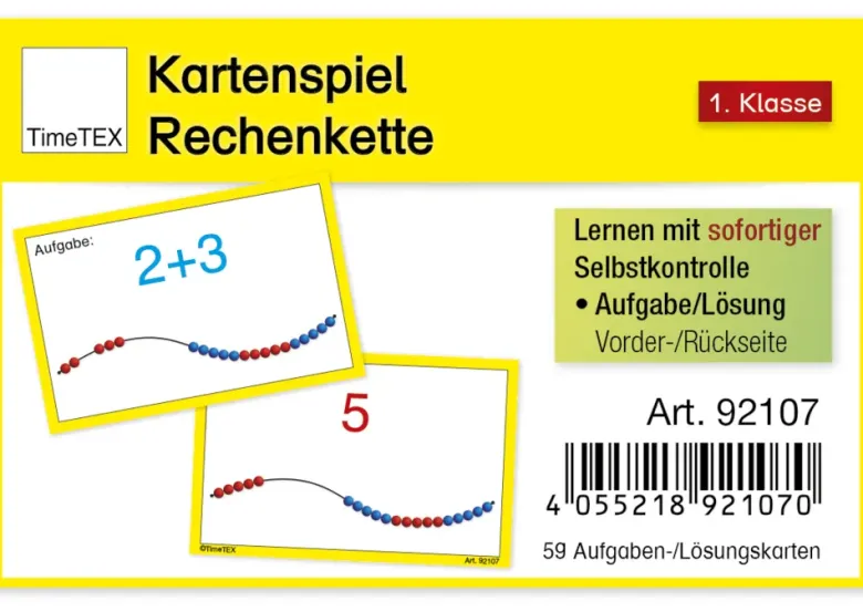 Kartenspiel "Rechenkette", 60-tlg.