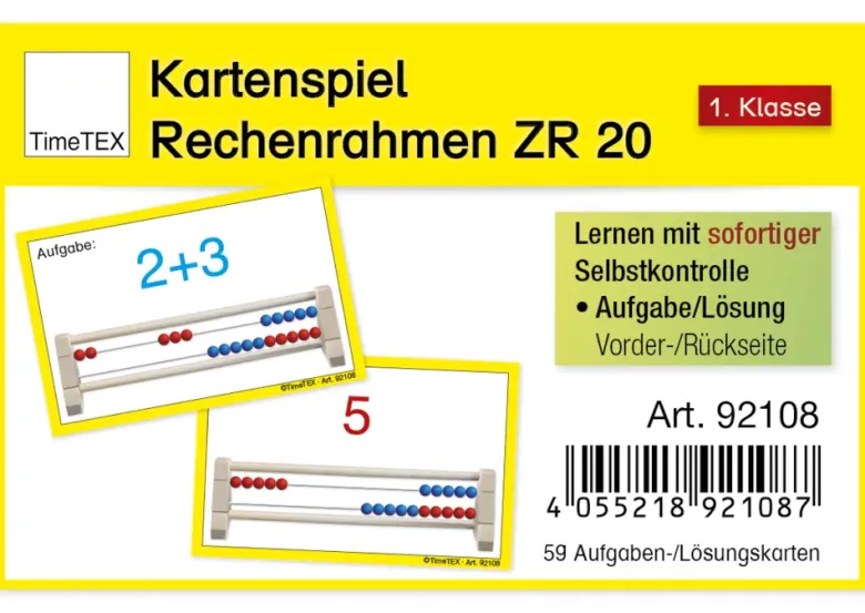 Kartenspiel "Rechenrahmen", 60-tlg.