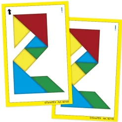 Kartenspiel "Tangram" in Etui