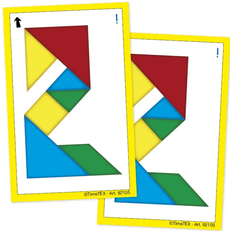 Kartenspiel "Tangram" in Etui