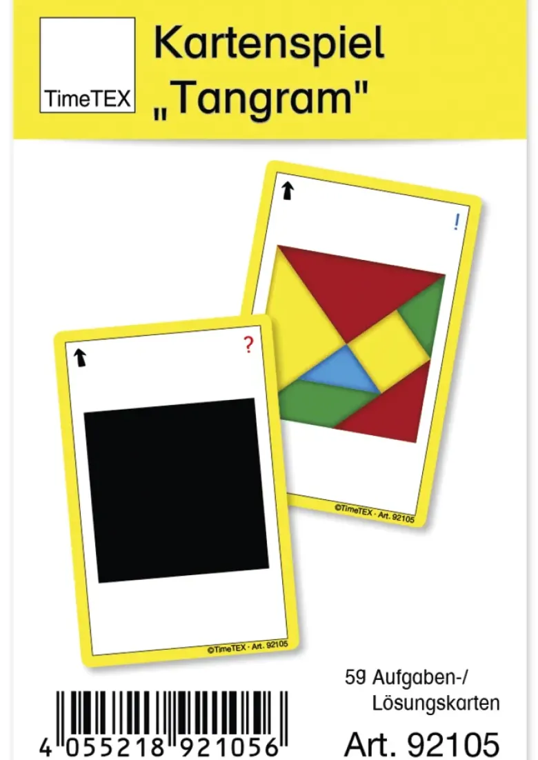 Kartenspiel "Tangram" in Etui