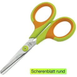 Kinderschere Soft Kid, Schneidblatt rund