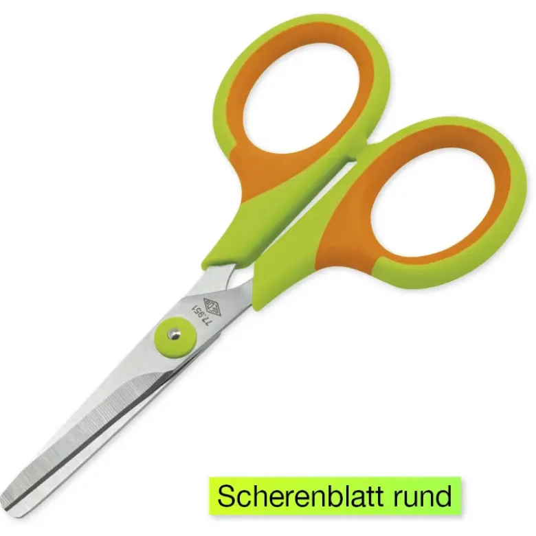 Kinderschere Soft Kid, Schneidblatt rund
