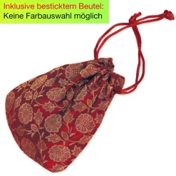 Klangschale im Stickbeutel, 7,0 cm ø, ca. 160 g