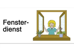 Klassendienst-Bildkarten aus Pappe, 24-tlg.