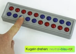 Klassensatz ABACO für 20-er Zahlenraum, rot-blau 5er-Wechsel, 24-tlg., in Box