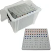 Klassensatz ABACO tricolor für 100-er Zahlenraum, rot-blau-grau, 8-tlg., in Box