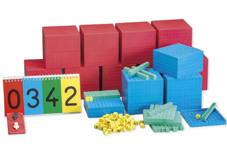 Klassensatz Dienes Dezimal-Rechensatz XL, 198-tlg., im Karton