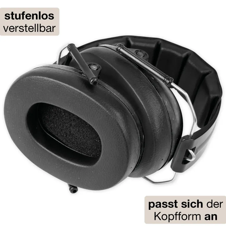 Klassensatz Gehör-Schutz "Auris Plus" schwarz, 24-tlg., in Box
