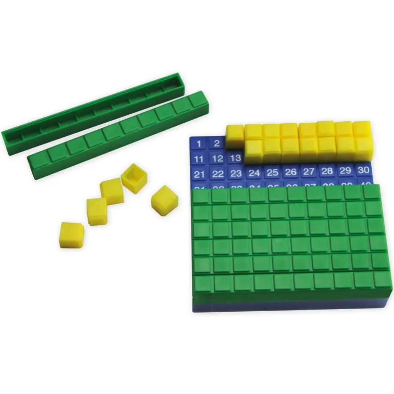 Klassensatz Hunderter-Steckplatte, 8-tlg., in Box