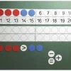 Klassensatz Rechenleisten/Plättchen Zahlenraum bis 20, 25-tlg.