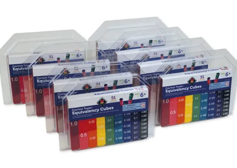 Klassensatz Rechen-Steckwürfel "Multifunktional", 8-tlg. in Stapel-Box