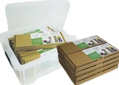 Klassensatz Stapel-Zahlen Montessori-Farben, 8-tlg., in Stapel-Box 