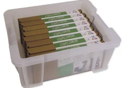 Klassensatz Stapel-Zahlen Montessori-Farben, 8-tlg., in Stapel-Box 