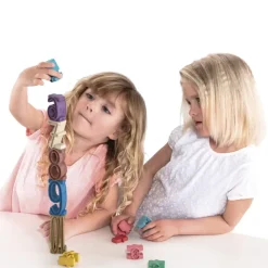 Klassensatz Stapel-Zahlen Montessori-Farben, 8-tlg., in Stapel-Box 