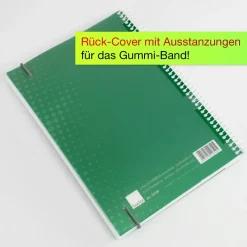 Klick-Schutz-Cover für Spiralbindung A5, wiederverwendbar