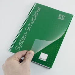 Klick-Schutz-Cover für Spiralbindung A5, wiederverwendbar