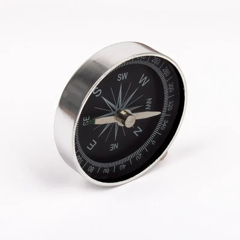 Kompass aus Metall, 45 mm ø