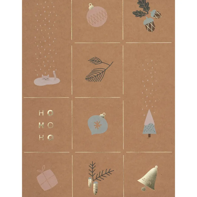 Kraftpapier-Block "Magic Christmas Paper" A4, 20 Blatt