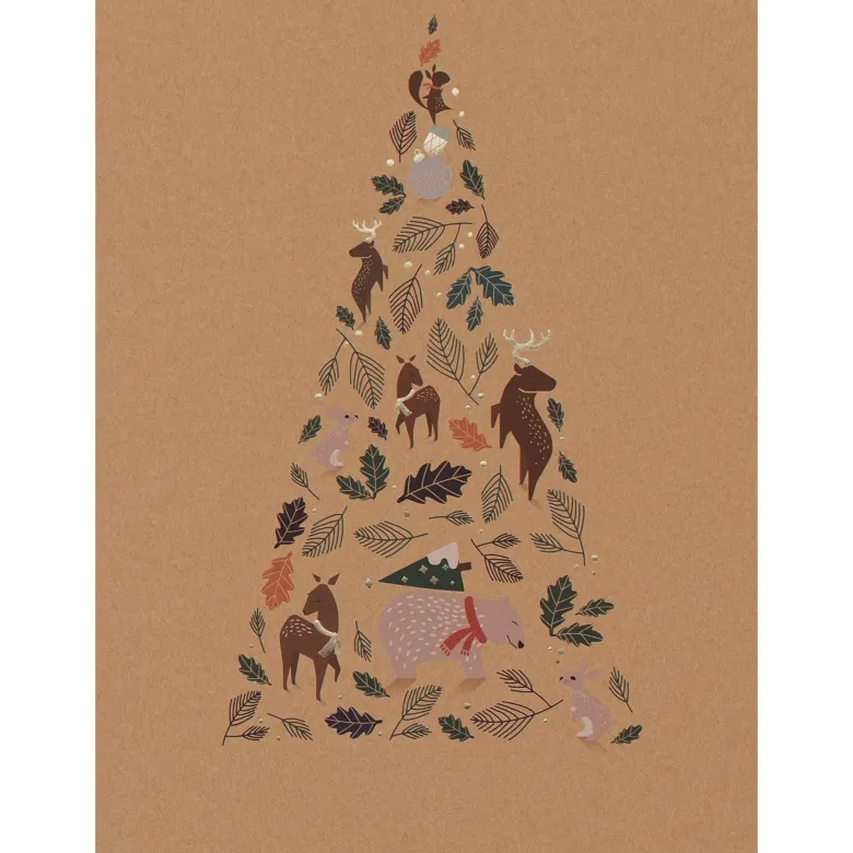 Kraftpapier-Block "Magic Christmas Paper" A4, 20 Blatt