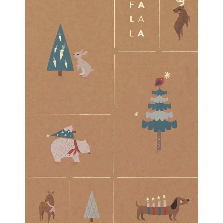 Kraftpapier-Block "Magic Christmas Paper" A4, 20 Blatt