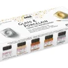 KREUL Glas- und Porzellanmalfarbe Metallic, 6 x 20 ml