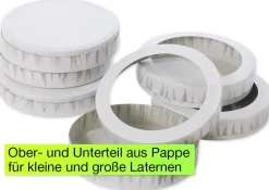 Käseschachteln groß 15,3 cm ø, 10 Paar