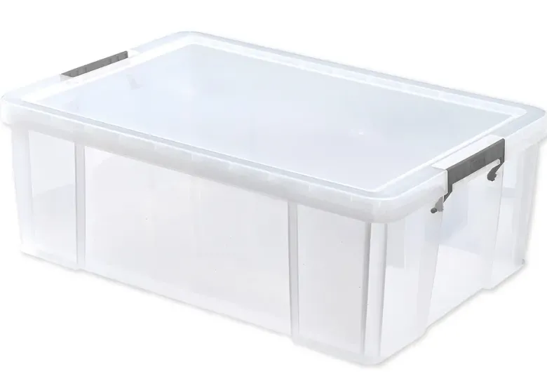 Kunststoff-Box stapelbar, transparent, 51 Liter