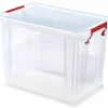 Kunststoff-Box stapelbar, transparent, 18,5 Liter