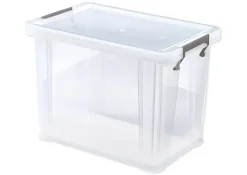 Kunststoff-Box stapelbar, transparent, 18,5 Liter