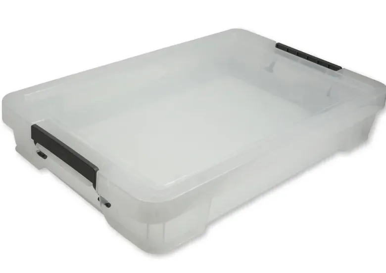 Kunststoff-Box stapelbar, transparent, 12 Liter (A3)
