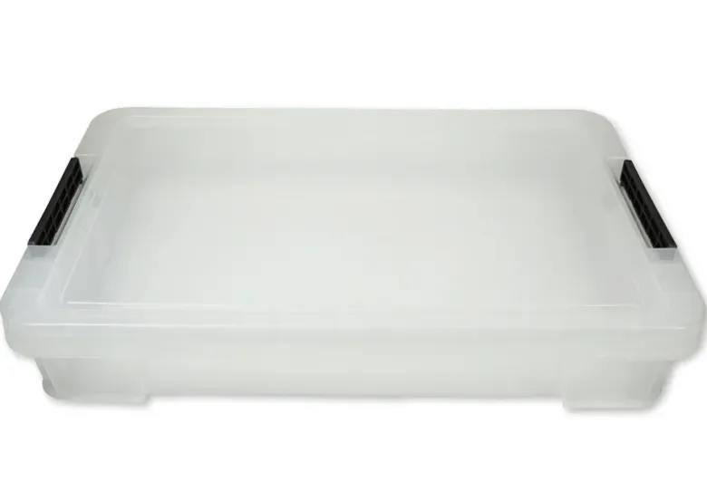 Kunststoff-Box stapelbar, transparent, 12 Liter (A3)