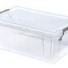 Kunststoff-Box stapelbar, transparent, 10 Liter (A4 XL)