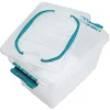 Kunststoff-Box stapelbar, transparent, mit Tragegriff, 7 Liter