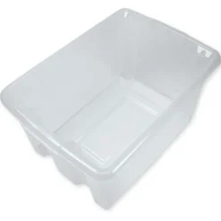 Kunststoff-Box transparent, ohne Deckel, 14 Liter